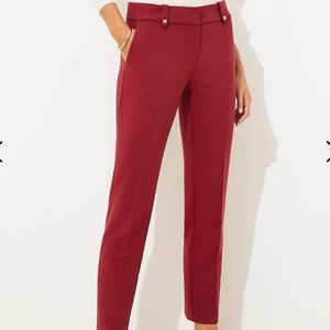 BNWT Loft Buttoned Belt Slim Pencil Pants